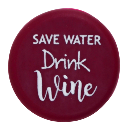 Save Water Drink Wine Capabunga Wine Bottle Top Seal Mellow Monkey