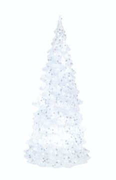 White Light Up Christmas Tree - 7-in - Mellow Monkey