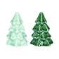 Iridescent Ceramic Tree Salt and Pepper Shakers - 3-1/4-in - Mellow Monkey