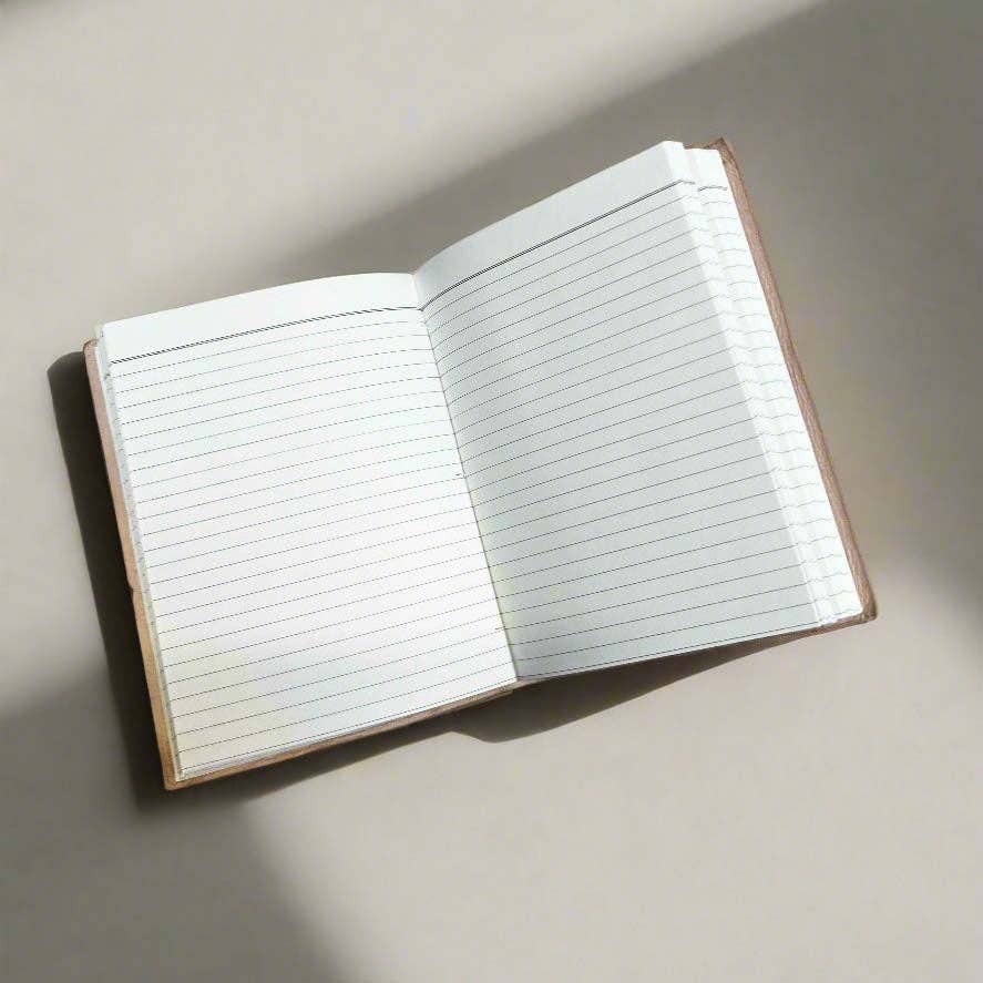 Lewis Carroll Leather Journal - "I Knew Who I Was This Morning" Alice in Wonderland - Mellow Monkey