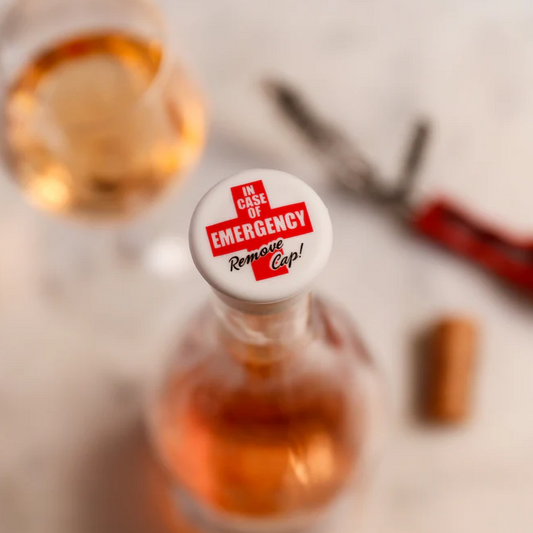 In Case of Emergency - Capabunga Wine Bottle Top Seal - Mellow Monkey