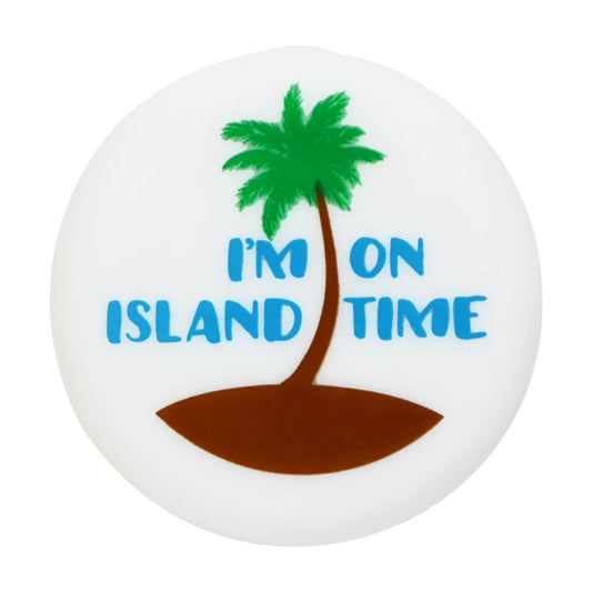 I'm On Island Time - Capabunga Wine Bottle Top Seal - Mellow Monkey