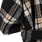 Black - Charlie Plaid Ruana - Mellow Monkey