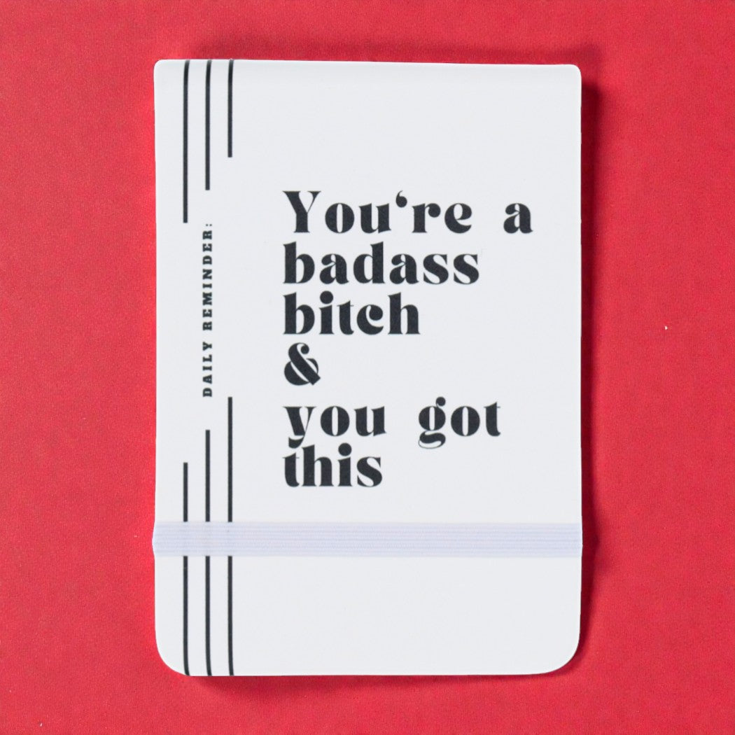 You're a Badass Bitch - Leatherette Pocket Journal - Mellow Monkey