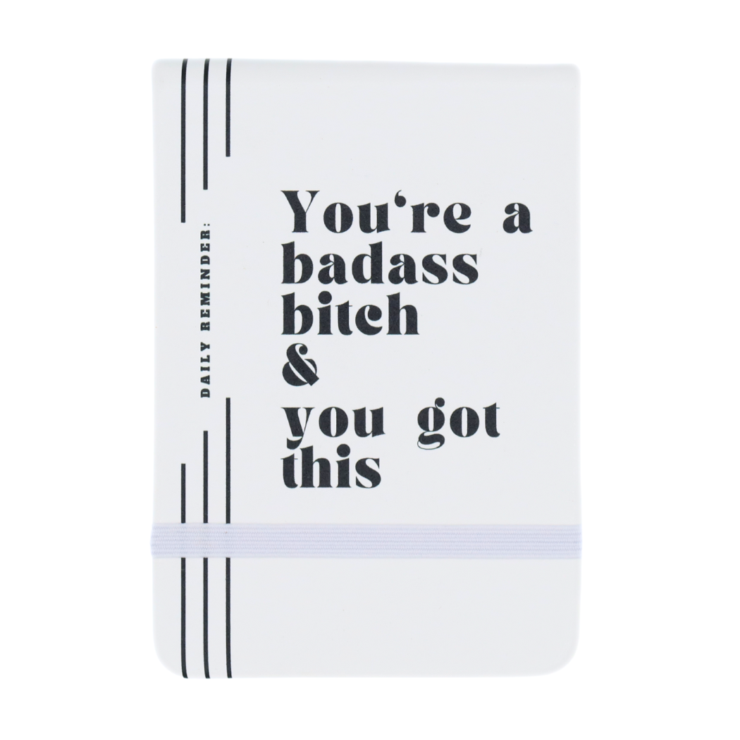 You're a Badass Bitch - Leatherette Pocket Journal - Mellow Monkey