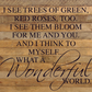 What A Wonderful World - Oversized Reclaimed Repurposed Wood Wall Decor Art - 28-in - Mellow Monkey