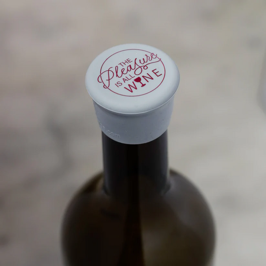The Pleasure Is All Wine - Capabunga Wine Bottle Top Seal - Mellow Monkey