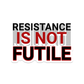 Resistance - Waterproof Vinyl Sticker Decal - 3-1/2-in. - Mellow Monkey