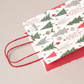 Holiday Paper Gift Bag - Holiday Trees - Mellow Monkey