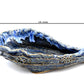Oyster Blue - Porcelain Ceramic Dish/Bowl - 6.5 x 4 x 2 in - Mellow Monkey