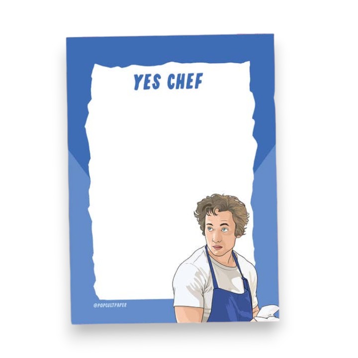 Yes, Chef - 50 Sheet Notepad - 5x7 - Mellow Monkey