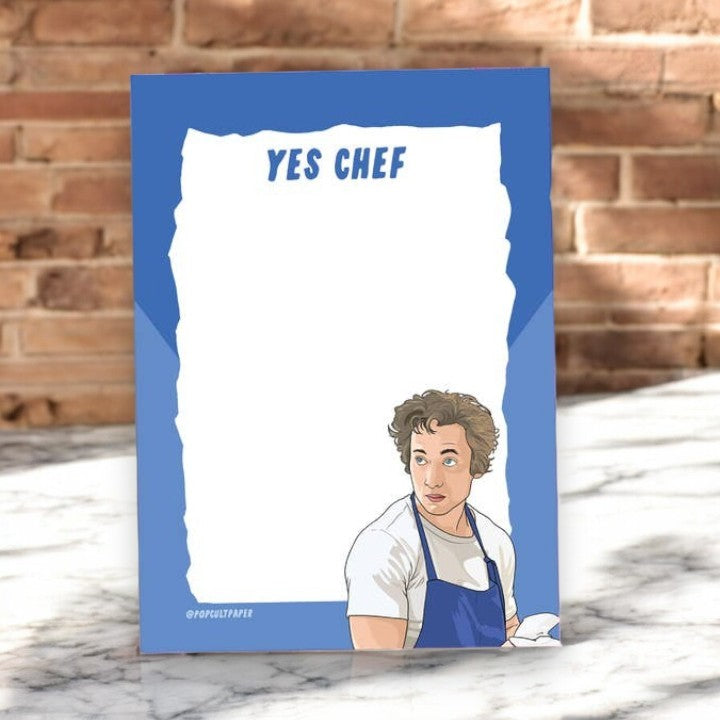 Yes, Chef - 50 Sheet Notepad - 5x7 - Mellow Monkey