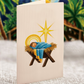 Freshcut Paper Mini Nativity Pop-Up Greeting Card - Mellow Monkey