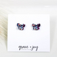 Watercolor Butterfly Acrylic Stud Earring - Mellow Monkey