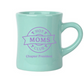 Hot Moms Club Chapter President - Seafoam Green - Classic Ceramic Diner Mug - 10-oz - Mellow Monkey