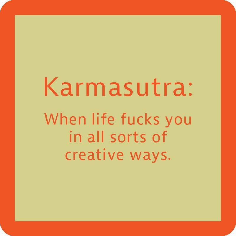 Karmasutra - Coaster - 4-in - Mellow Monkey