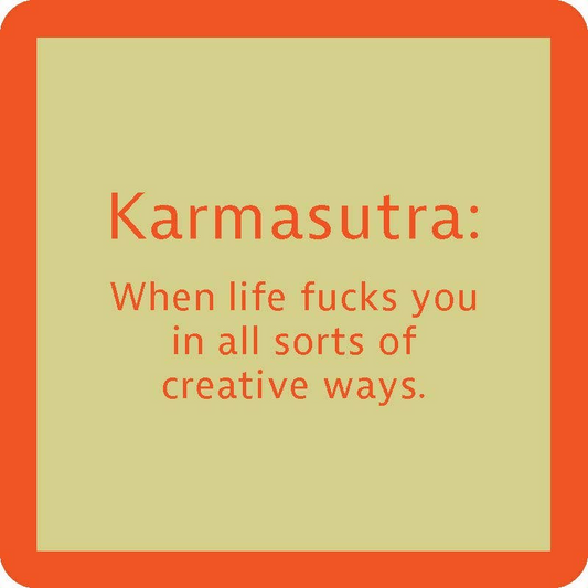 Karmasutra - Coaster - 4-in - Mellow Monkey