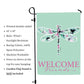 Dragonfly Design Double-Sided Garden Flag - Mellow Monkey