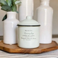 Rosemary Sage Soy Candle - 10oz - Farmhouse Enamelware Canister - Mellow Monkey