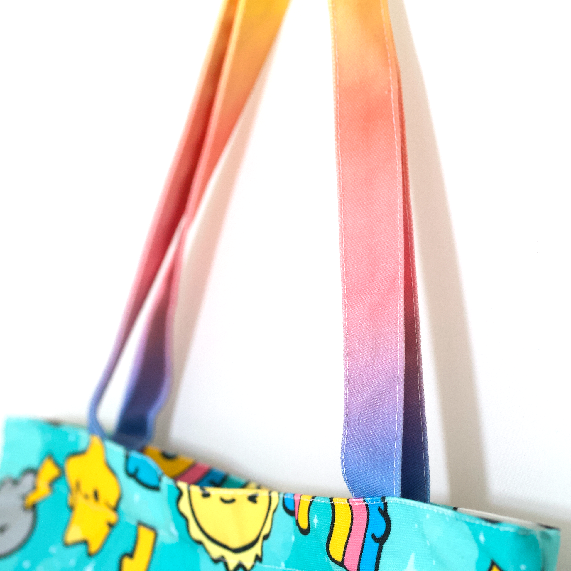Weather Buds Tote Bag - Zippered Pocket - Washable - Mellow Monkey