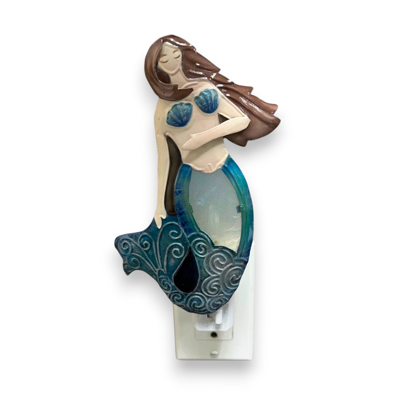 Capiz Shell Mermaid Night Light - Mellow Monkey