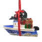 Christmas Boat - December Diamonds Holiday Ornament - Mellow Monkey