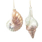 Beaded Pastel Shell - December Diamonds Holiday Ornament - Mellow Monkey