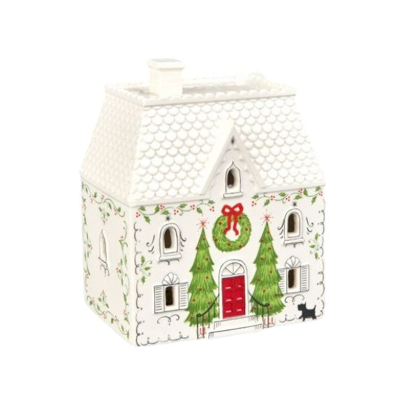 City House 2 - December Diamonds LED Holiday Village Decor - 7-in - Mellow Monkey