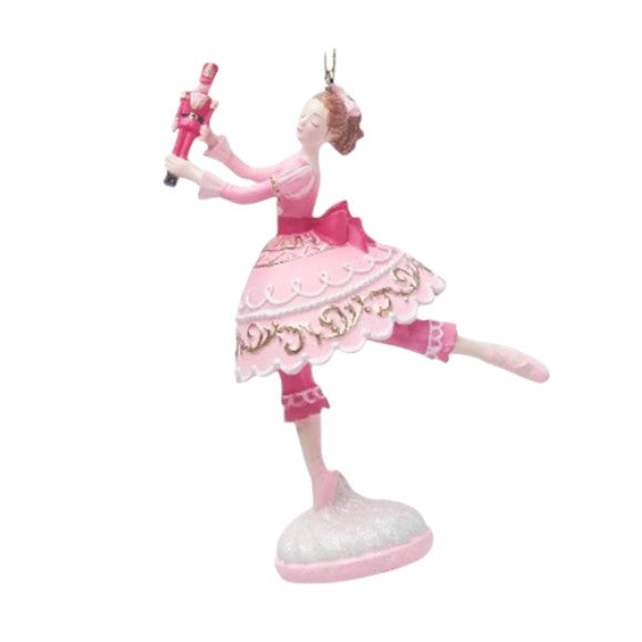 Cake Lady with Nutcracker - December Diamonds Holiday Ornament - Mellow Monkey