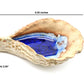 Oyster Blue Geyser - Decorative Plate/Dish - 4-in x 6-1/2 - Mellow Monkey