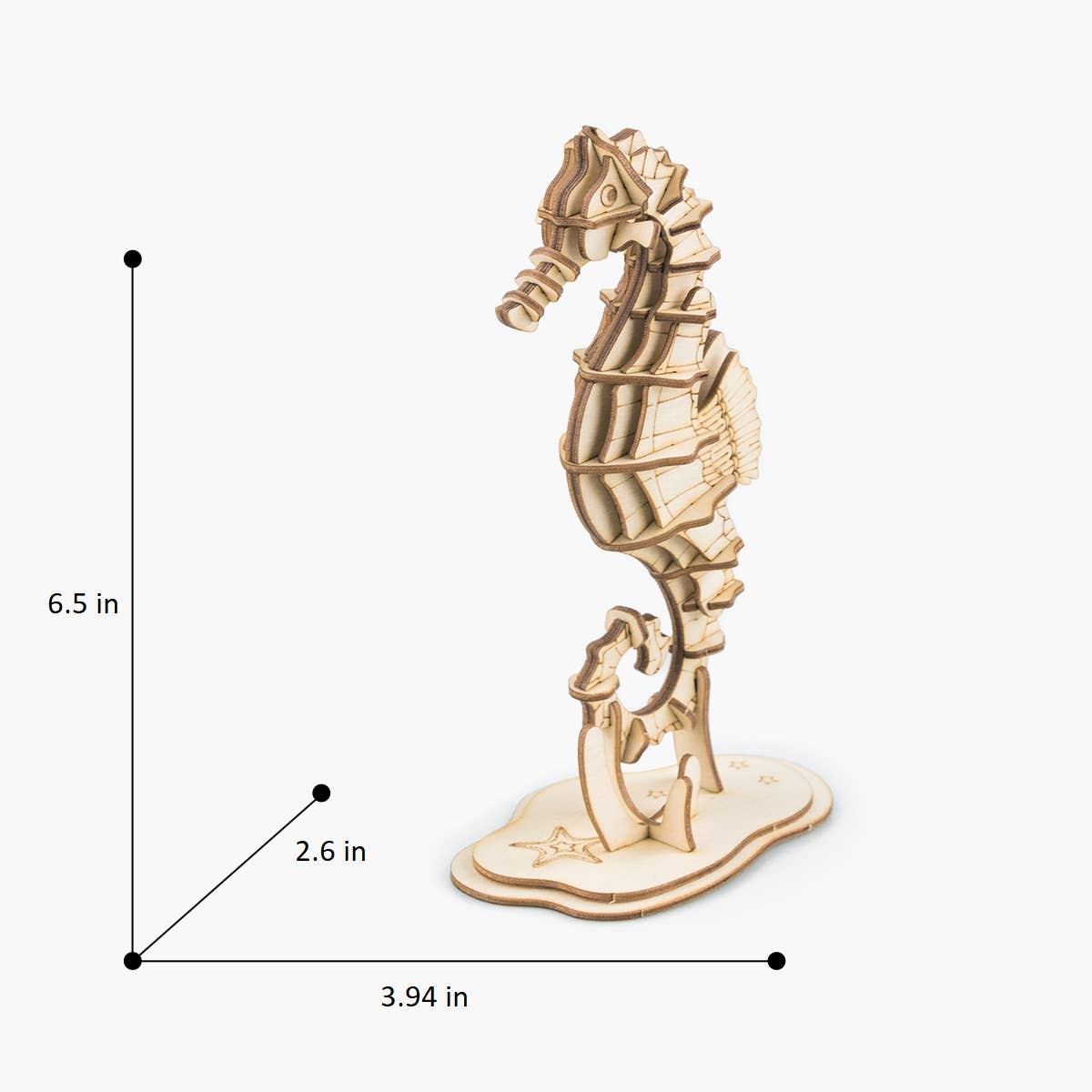 3D Laser Cut Wooden Puzzle Bundle Pack: Sea Animals - Mellow Monkey