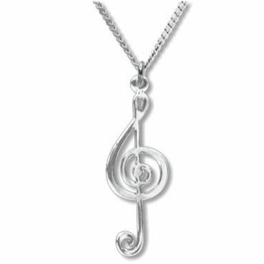 G-Clef Pendant Necklace - Mellow Monkey