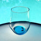 Mermaid - Ocean Resin - 15-oz Stemless Wine Glass - Mellow Monkey