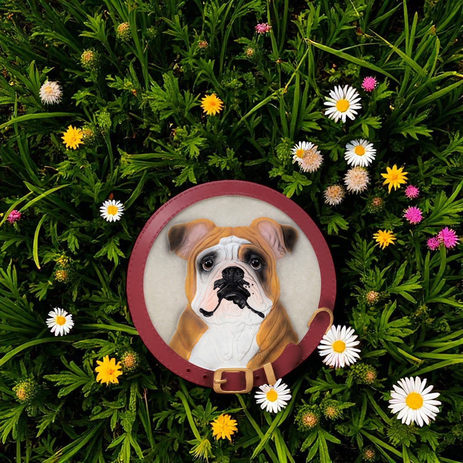 Bulldog - Stepping Stone and Wall Plaque - Mellow Monkey