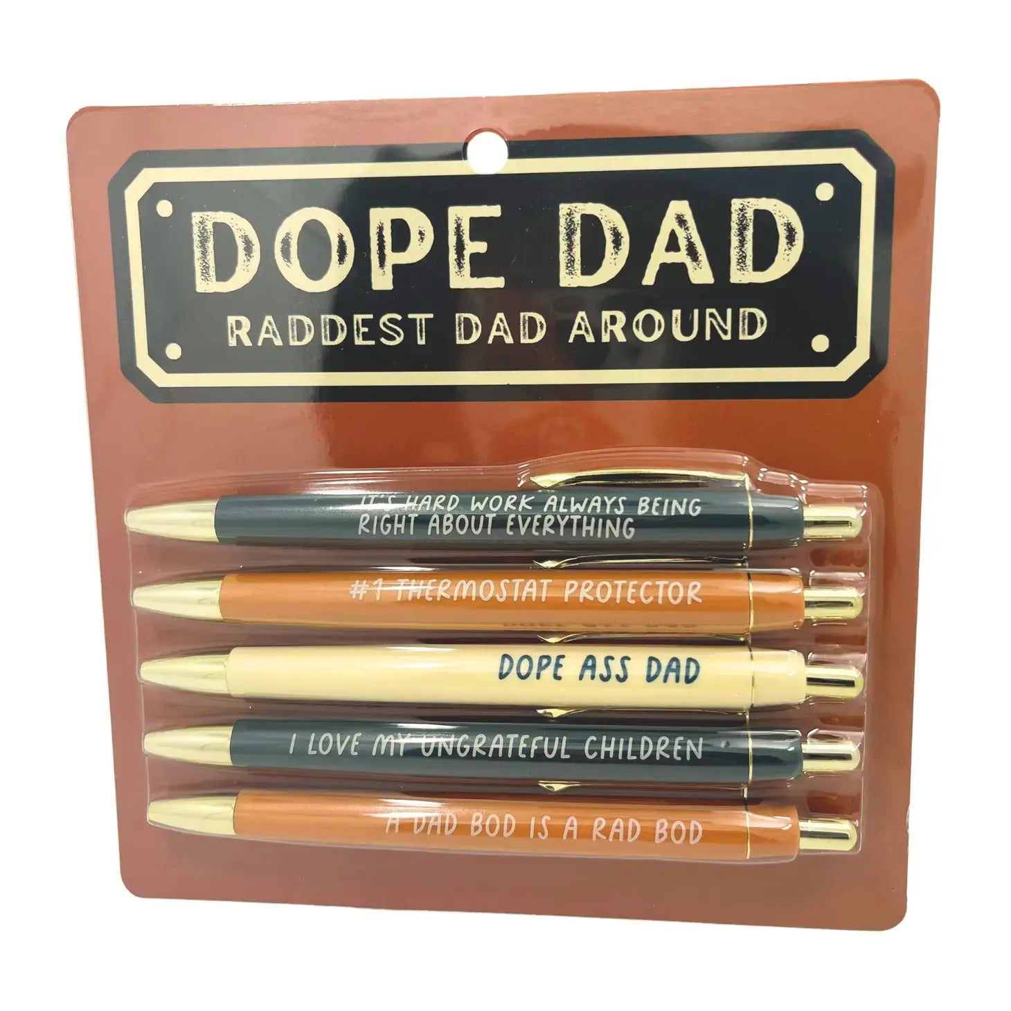 Dope Dad Pens - Set of 5 Pens - Mellow Monkey