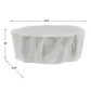 Woods Edge Coffee Table - White - Mellow Monkey