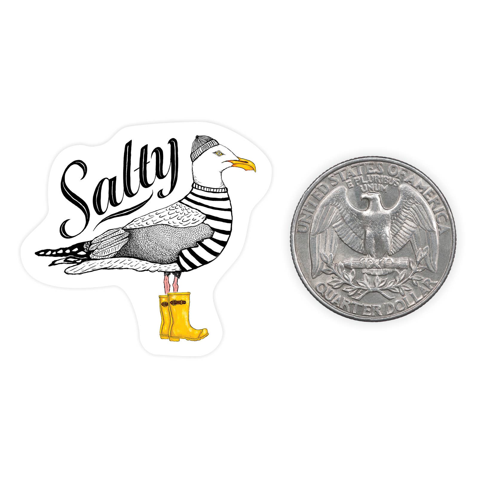 Salty - Mini Sticker #21 - Mellow Monkey