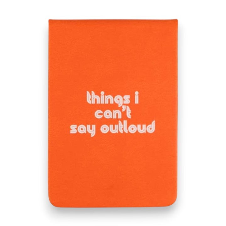Things I Can't Say Out Loud - 4-1/2-in Leatherette Journal - Mellow Monkey