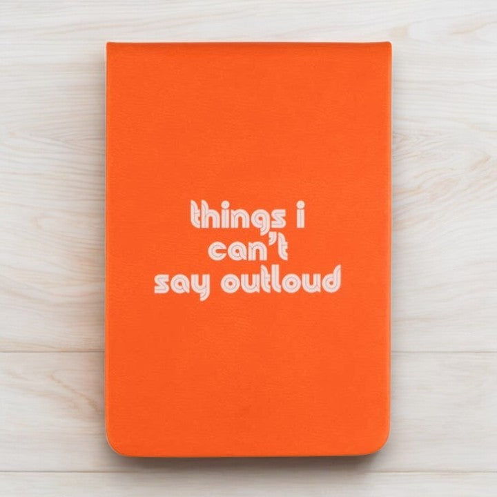 Things I Can't Say Out Loud - 4-1/2-in Leatherette Journal - Mellow Monkey