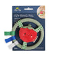 Itzy Ring Pal™ - Teething Ring with Plush Character - Red Tomato - Mellow Monkey