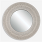 Sailor's Knot Small Round Mirror, White - 33-in - Mellow Monkey