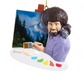 Bob Ross Painting with Squirrel - Personalize Option - 3-1/2-in - Mellow Monkey