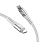 Apple Mfi Certified Lightning To USB Type C Cable - 6 Feet - Silver - Mellow Monkey