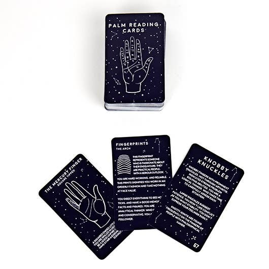 Palm Reading Card Deck - 100 Cards - Mellow Monkey