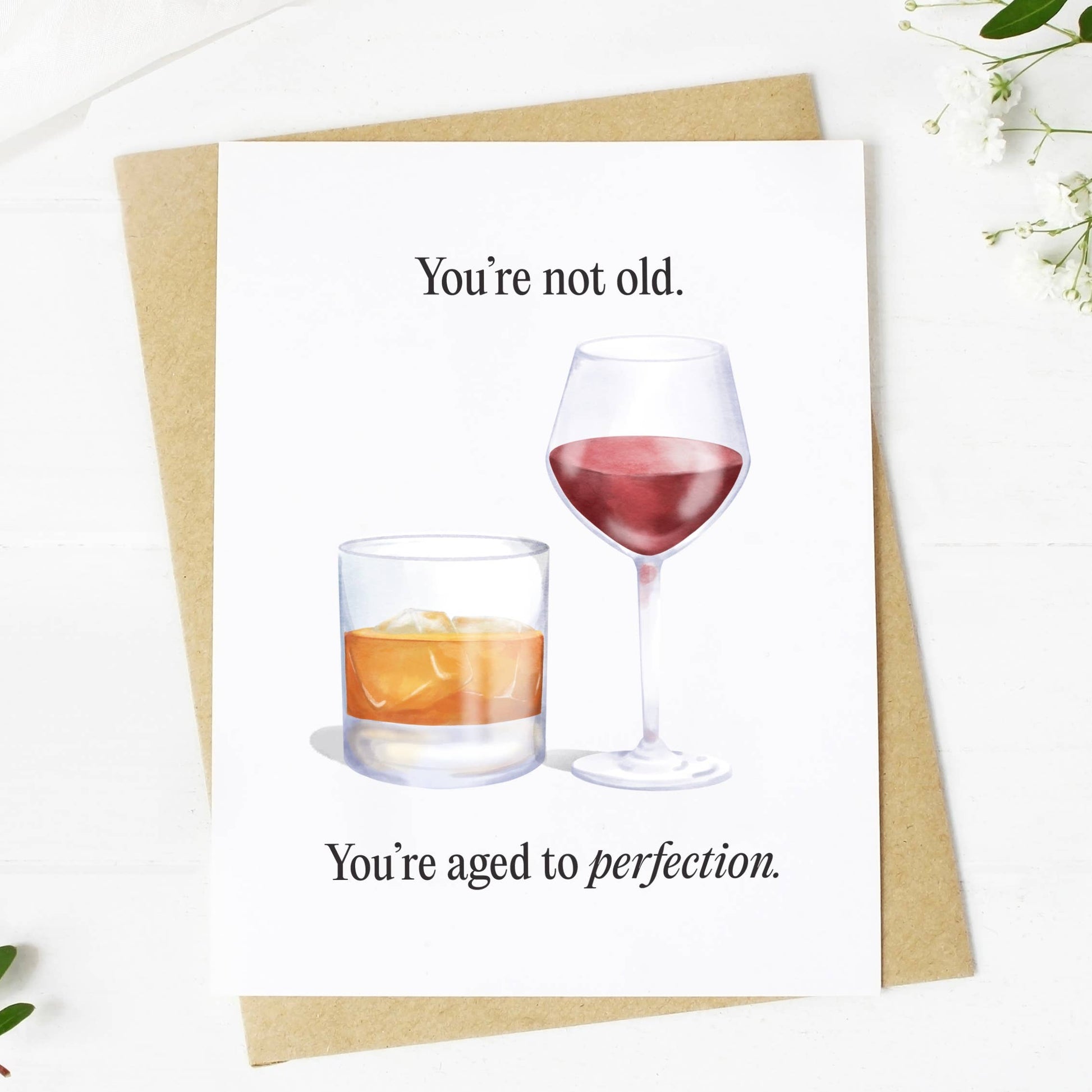 You're Not Old - Birthday Greeting Card - Mellow Monkey