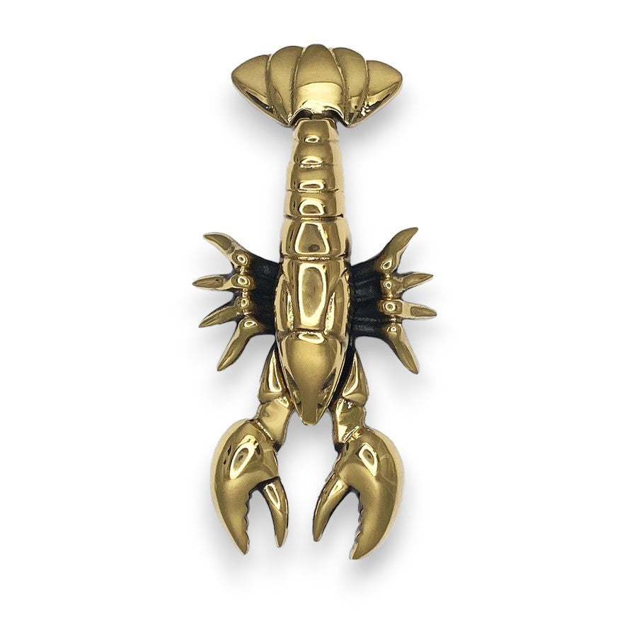 Lobster Door Knocker - Brass - Mellow Monkey