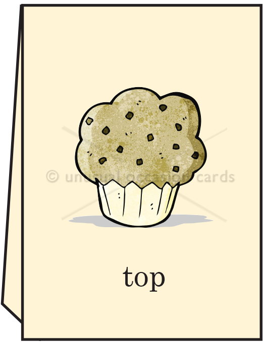 Muffin Top - Greeting Card - Mellow Monkey