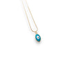 Oval - Turquoise Evil Eye - Necklace - Mellow Monkey
