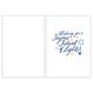 Happy Hanukkah Menorah Greeting Card - Mellow Monkey