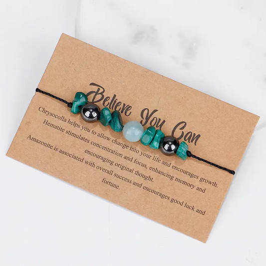 Believe You Can - Gemstone Bracelet - Mellow Monkey